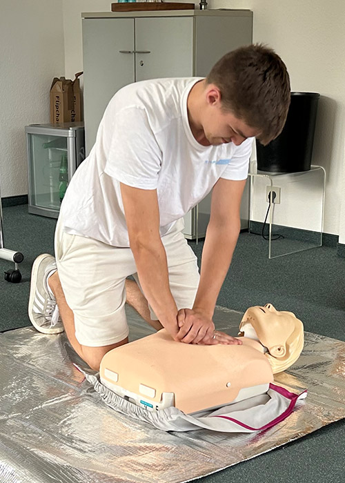 First aid courses at Rhein-Getriebe
